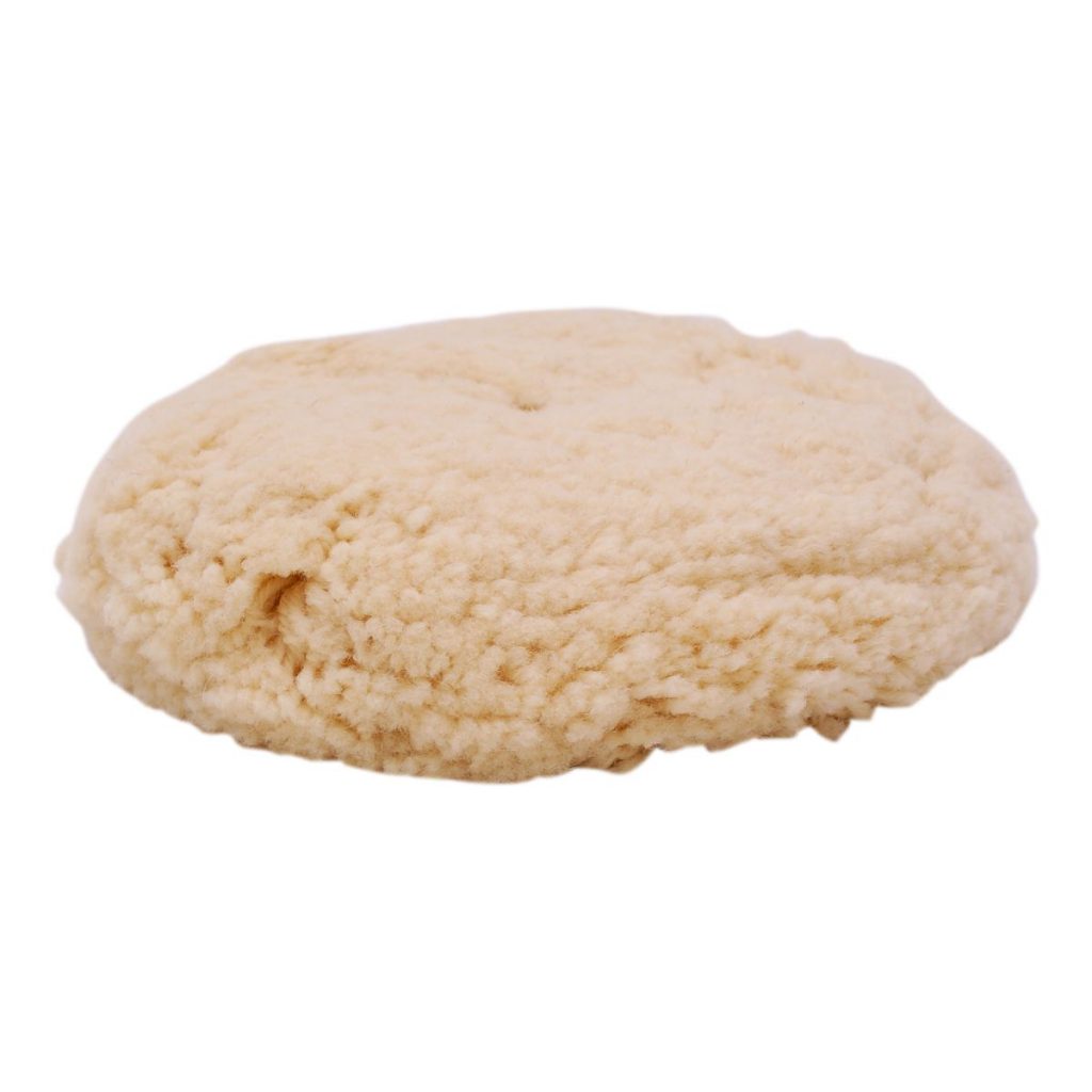 Wool polishing coat/pad and backing pad