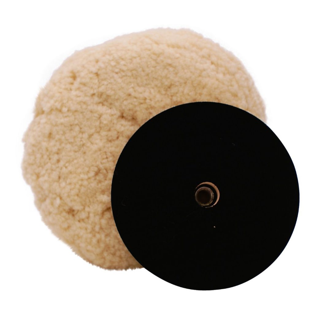 Wool polishing coat/pad and backing pad