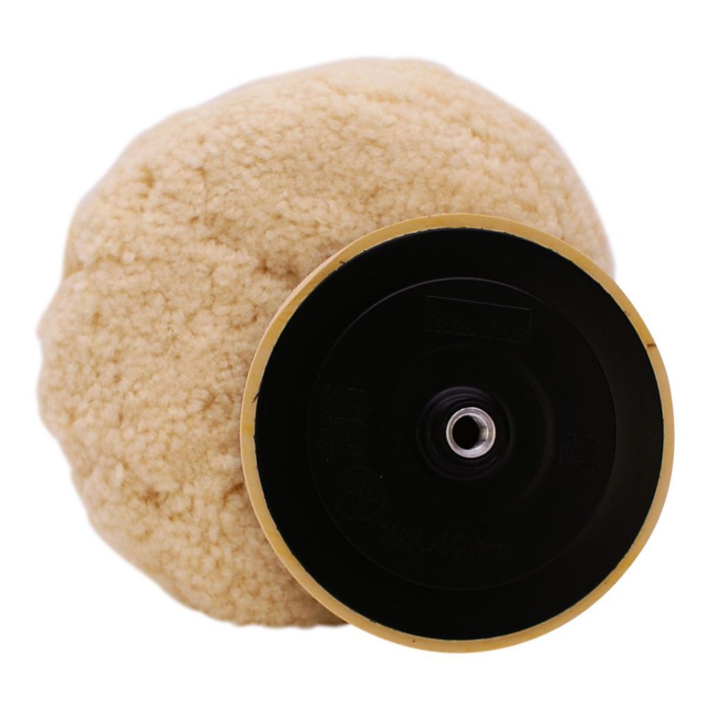Wool polishing coat/pad and backing pad